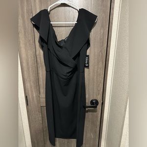 Elegance meets contemporary charm in the Alexa B Knee-Length Cocktail Dress.